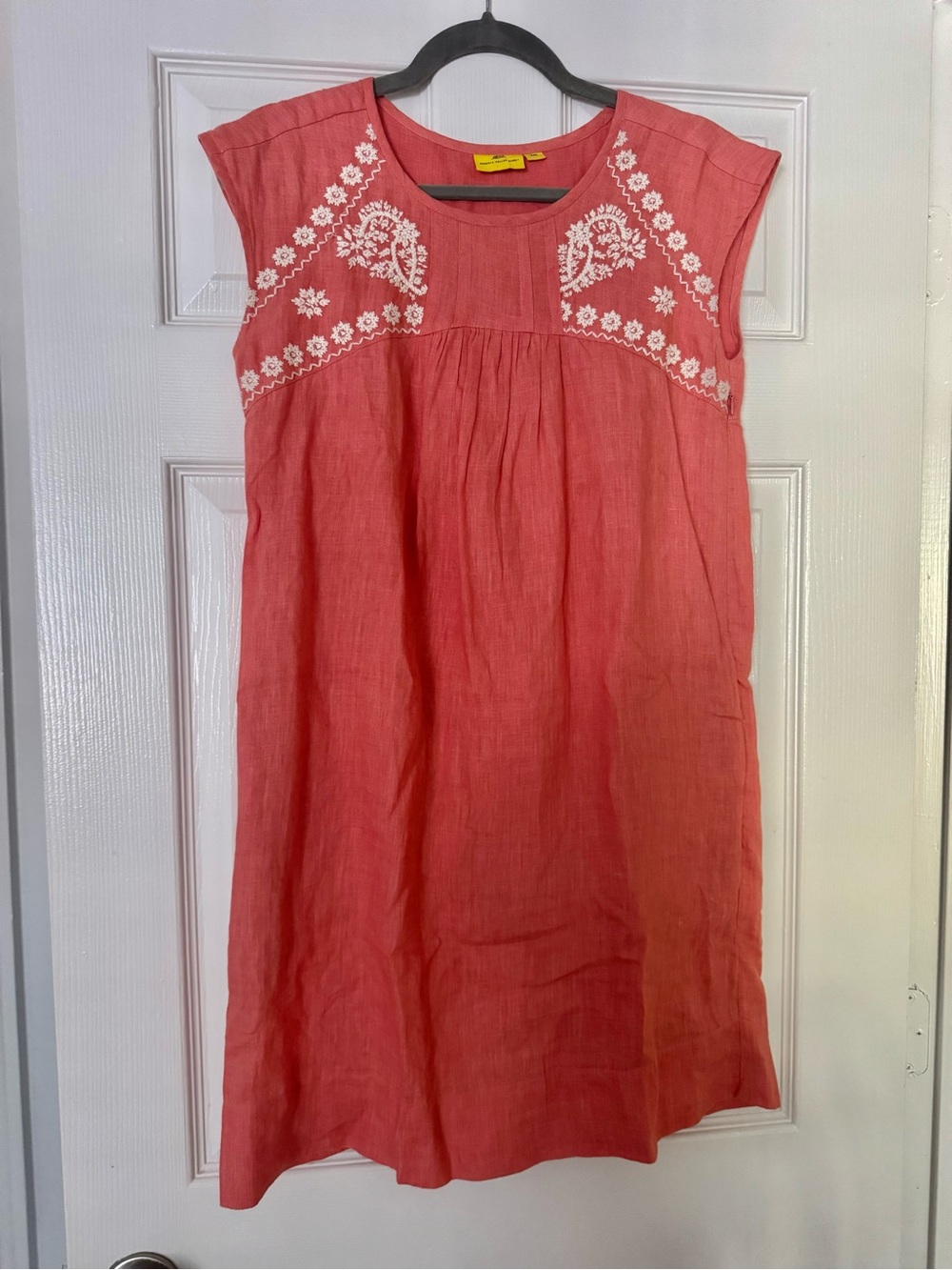 Women’s Coral Embroidered Roller Rabbit Dress